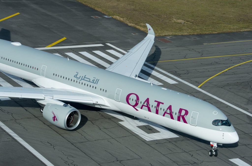 Airbus A350-1000 de Qatar Airways. Foto: Airbus