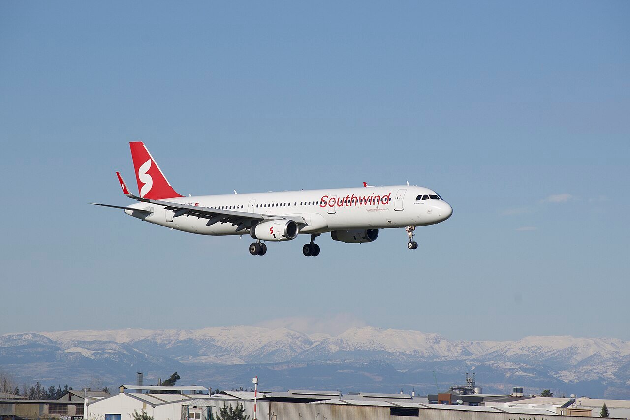 Airbus A321 de Southwind Airlines.