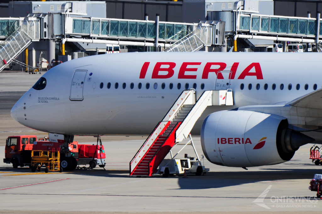 Uno de los Airbus A350 de Iberia.