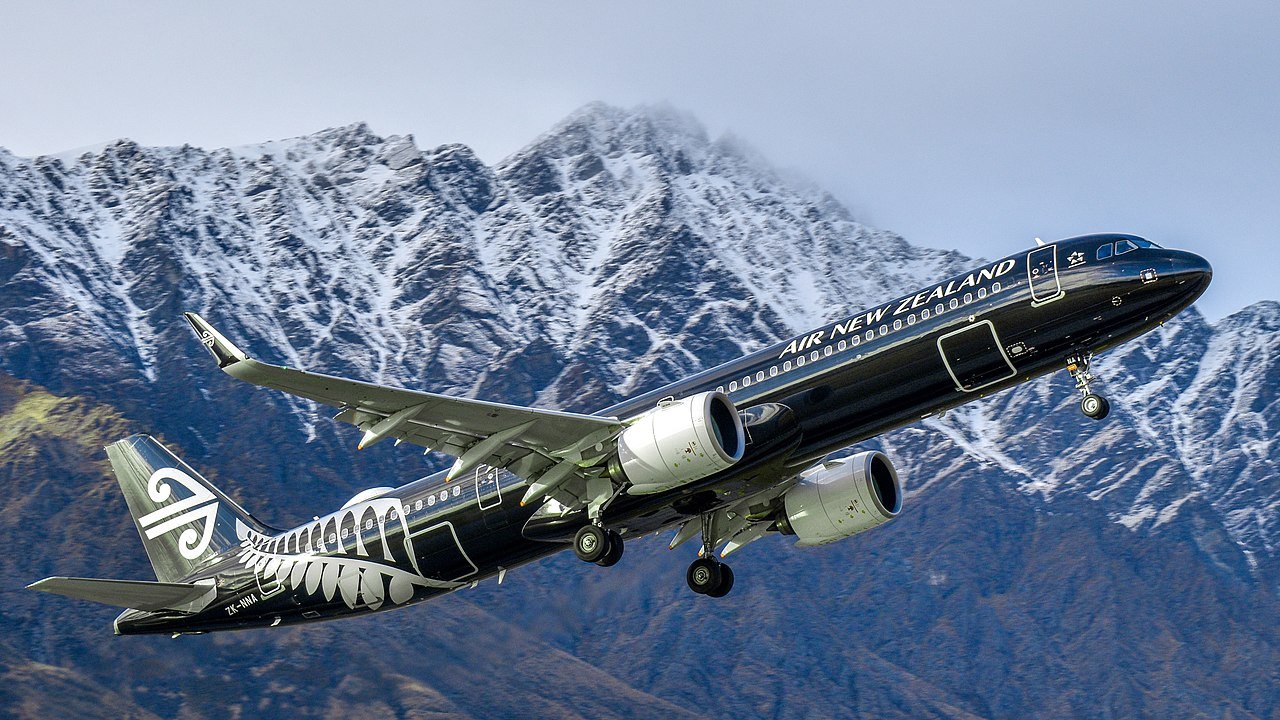 Airbus A321NEO de Air New Zealand.