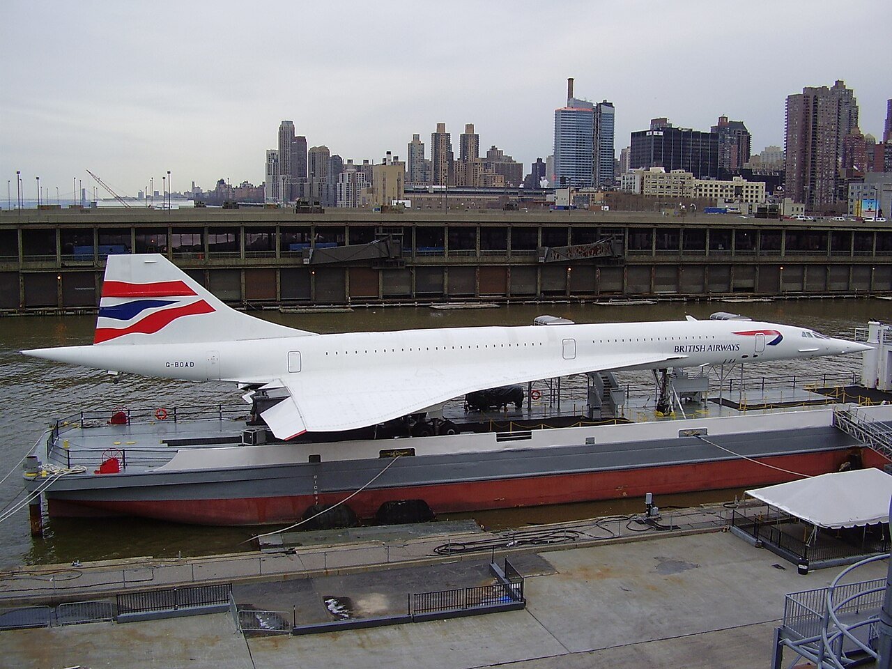 Concorde de British Airways G-BOAD