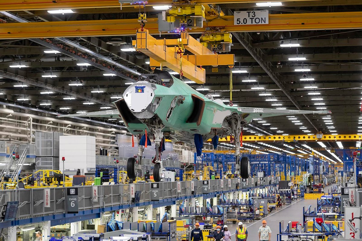 El primer F-35 de Bélgica ha entrado a la cadena de producción en junio de este año.