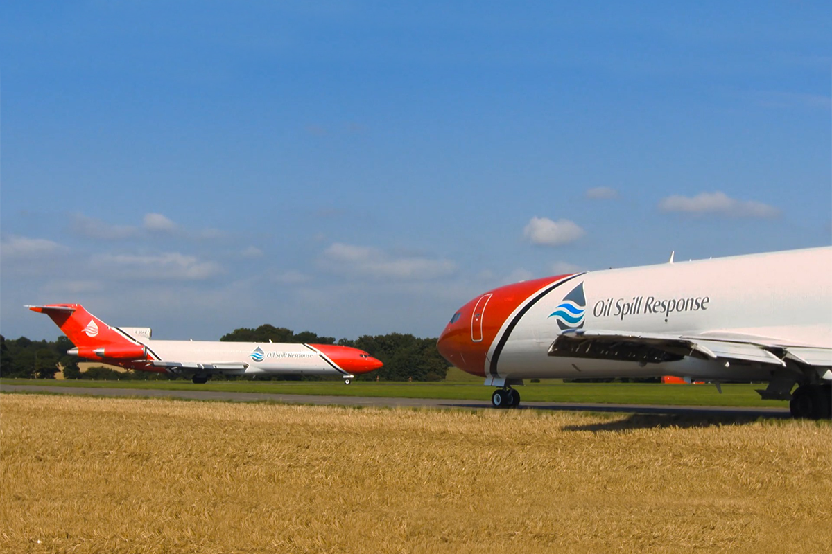 Los dos Boeing B727de Oil Spill Response