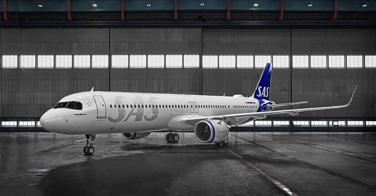 El primer A321LR de SAS