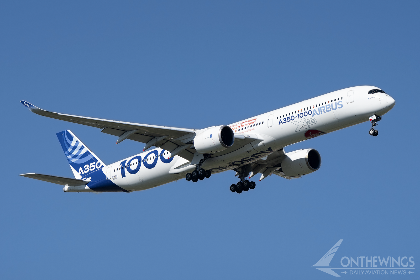 El primer Airbus A350-1000 en volar tiene el MSN 59.