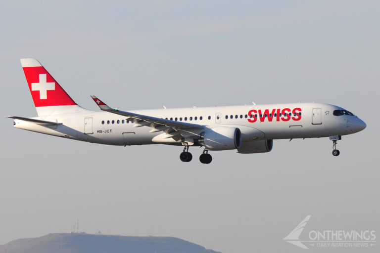 Airbus A220 de Swiss