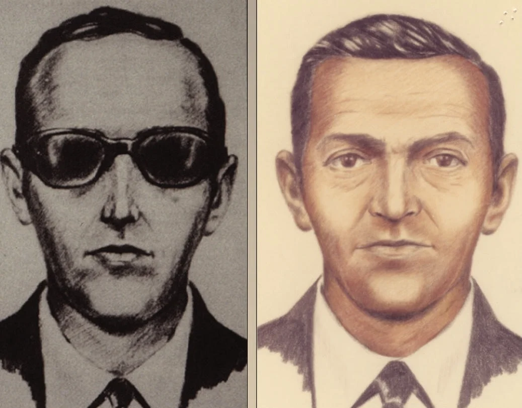 Recreación de la imagen de D.B. Cooper hecha por el FBI.
