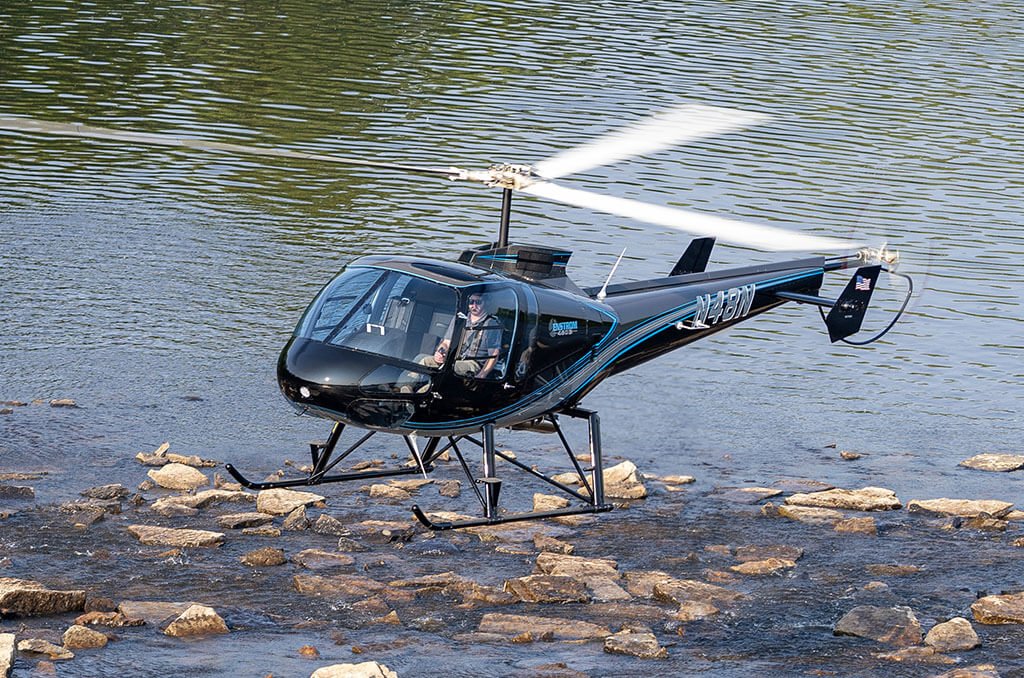 El Enstrom 480 es el helicóptero más grande de la compañía con un motor de turbina Rolls-Royce y una moderna cabina de cristal. Foto: Enstrom Helicopter Company