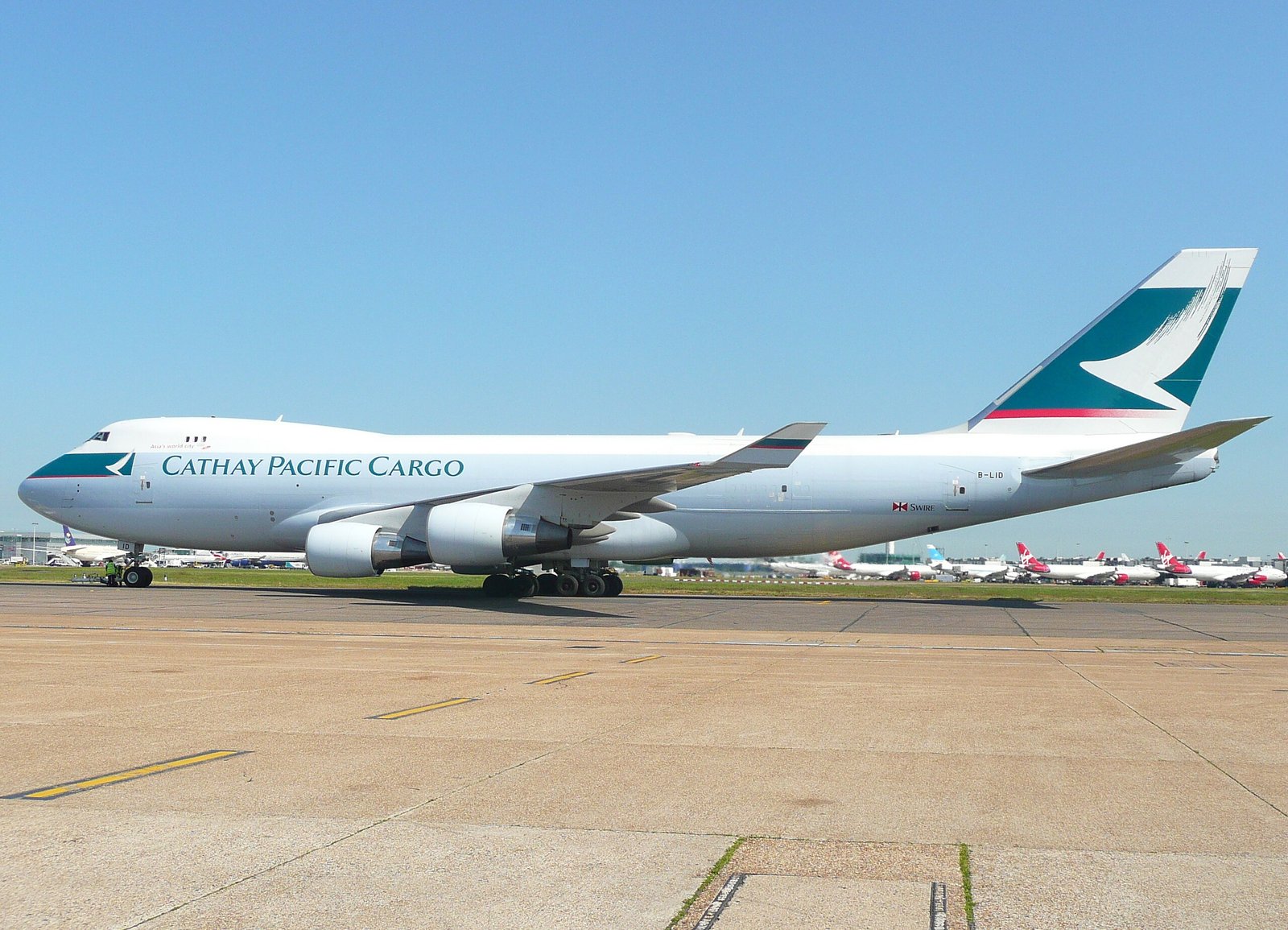 Uno de los actuales 747-400ERF de Cathay Pacific. Foto: John Taggart