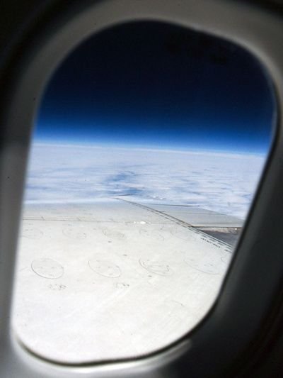Esta era la vista en altitud de crucero desde el Concorde. Foto: British Airways Heritage Collection