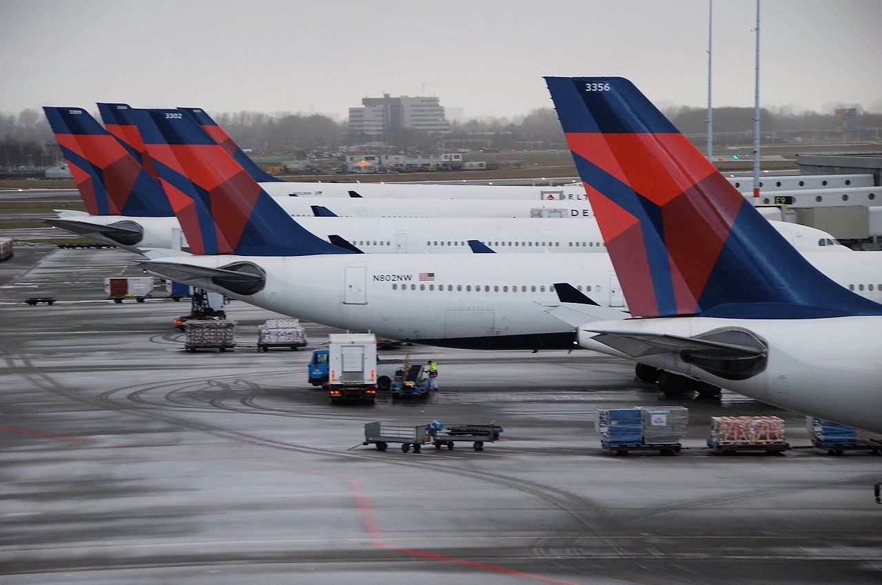 Delta Air Lines tiene una importante presencia en el aeropuerto Schiphol de Ámsterdam. Foto: Aero Icarus