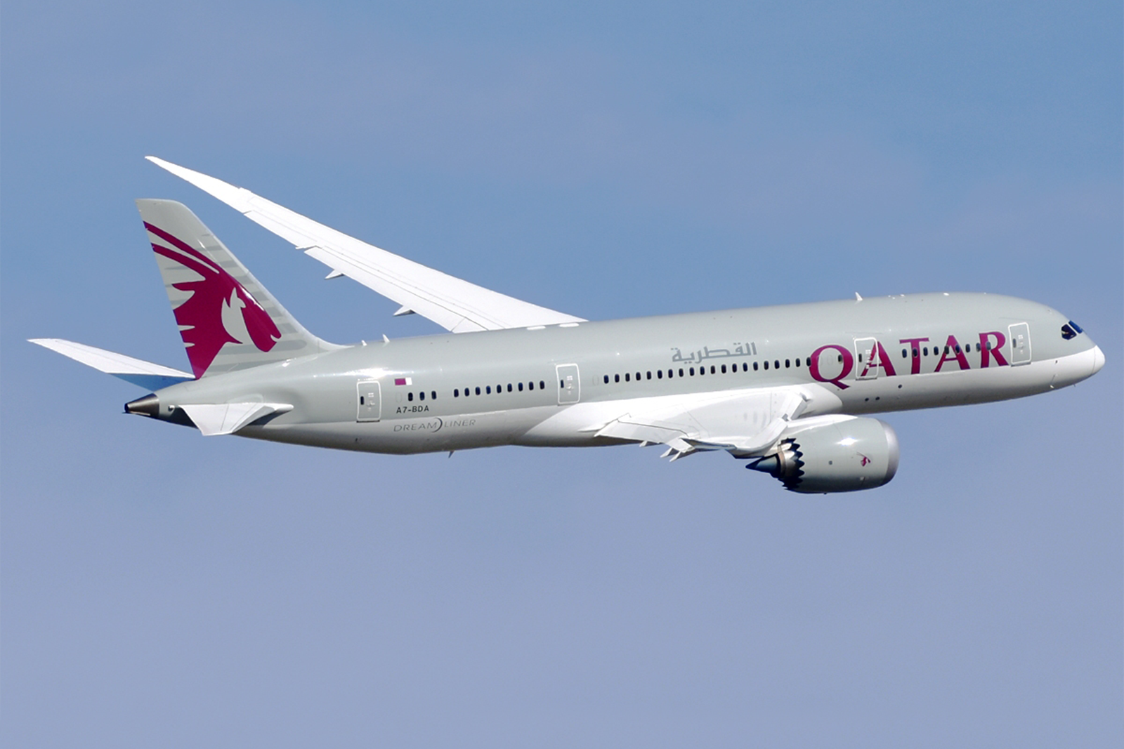Boeing 787-8 de Qatar Airways. Foto: Alberto González.