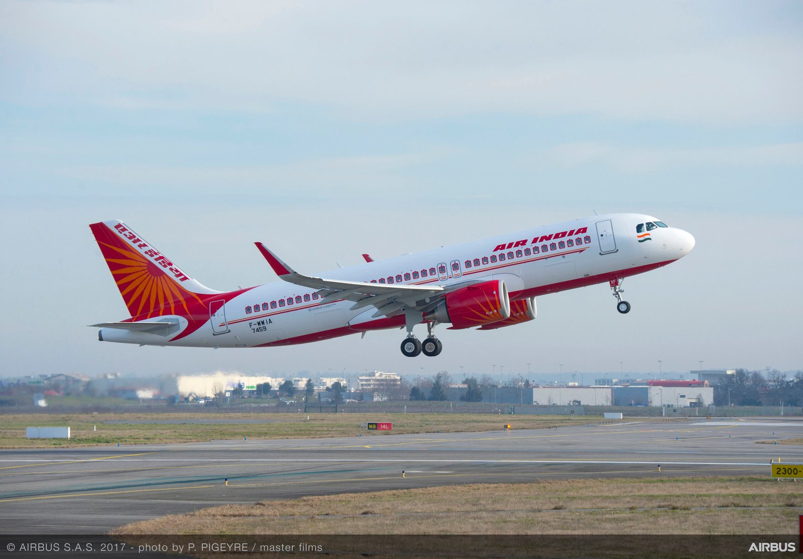 Air India opera actualmente 36 unidades del A320NEO en su flota y 9 del A320CEO. Foto: Airbus