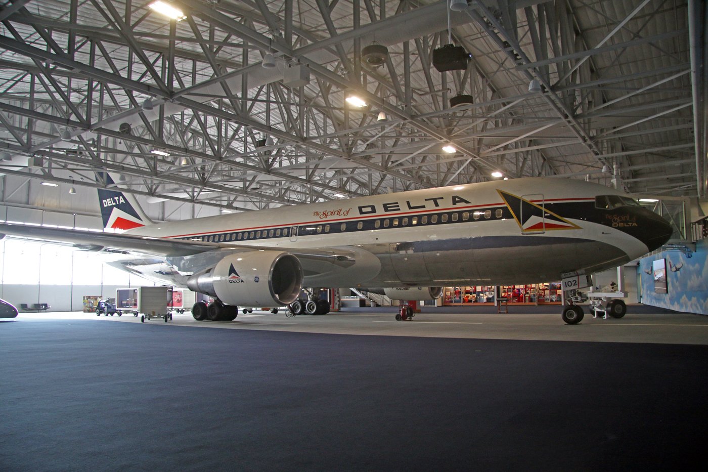 El primer 767 recibido por Delta, el N102DA The Spirit of Delta. Foto: wiltshirespotter
