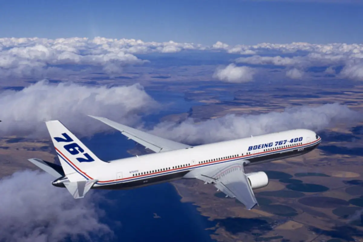 Primer vuelo el 767-400ER. Foto: Boeing
