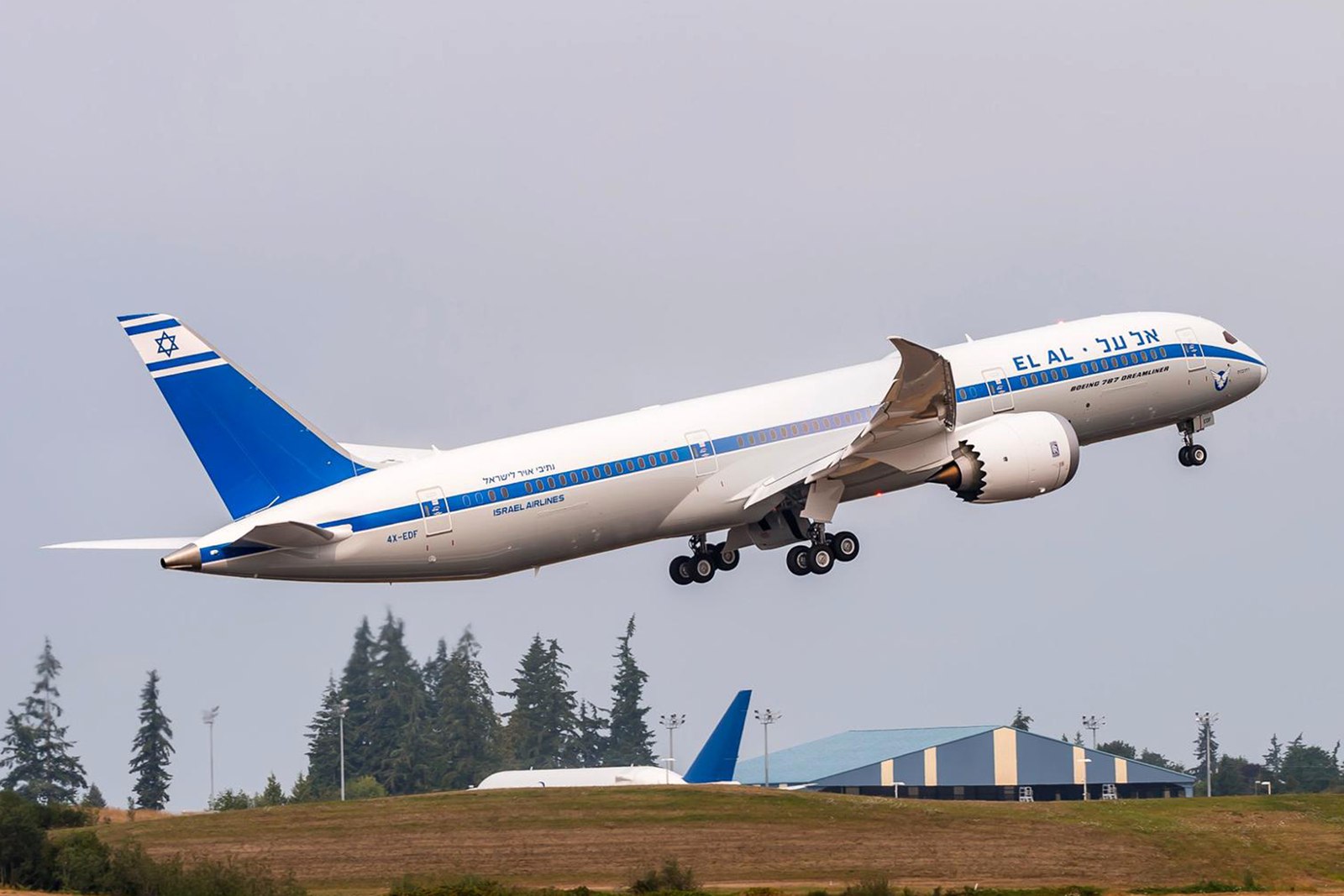 787-9 de El Al con los colores retro de la compañía. Foto: Boeing
