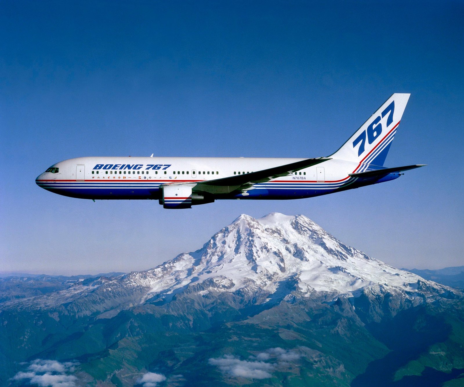 Primer vuelo del 767-200 en el año 1981. Foto: Boeing