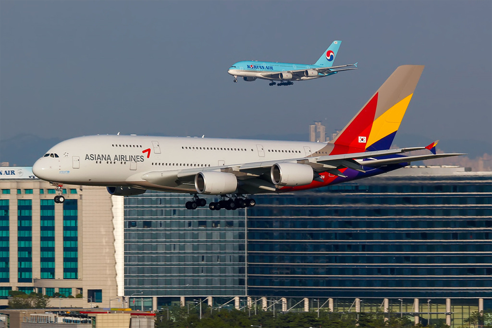 Tanto Korean Air como Asiana Airlines operan el A380. Foto: Hyeonwoo Noh