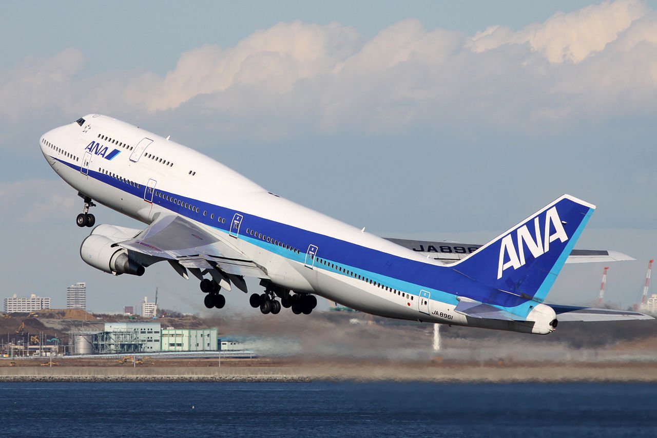 Uno de los Boeing 747-400D de ANA. Foto: Kentaro Iemoto