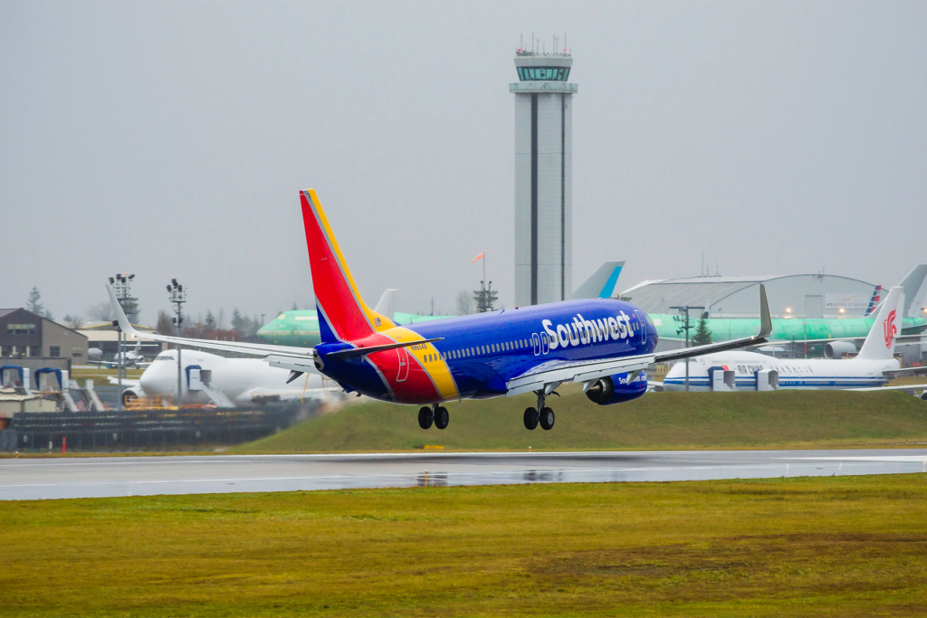 Boeing 737-800 de Southwest Airlines. Foto: Loaded Aaron