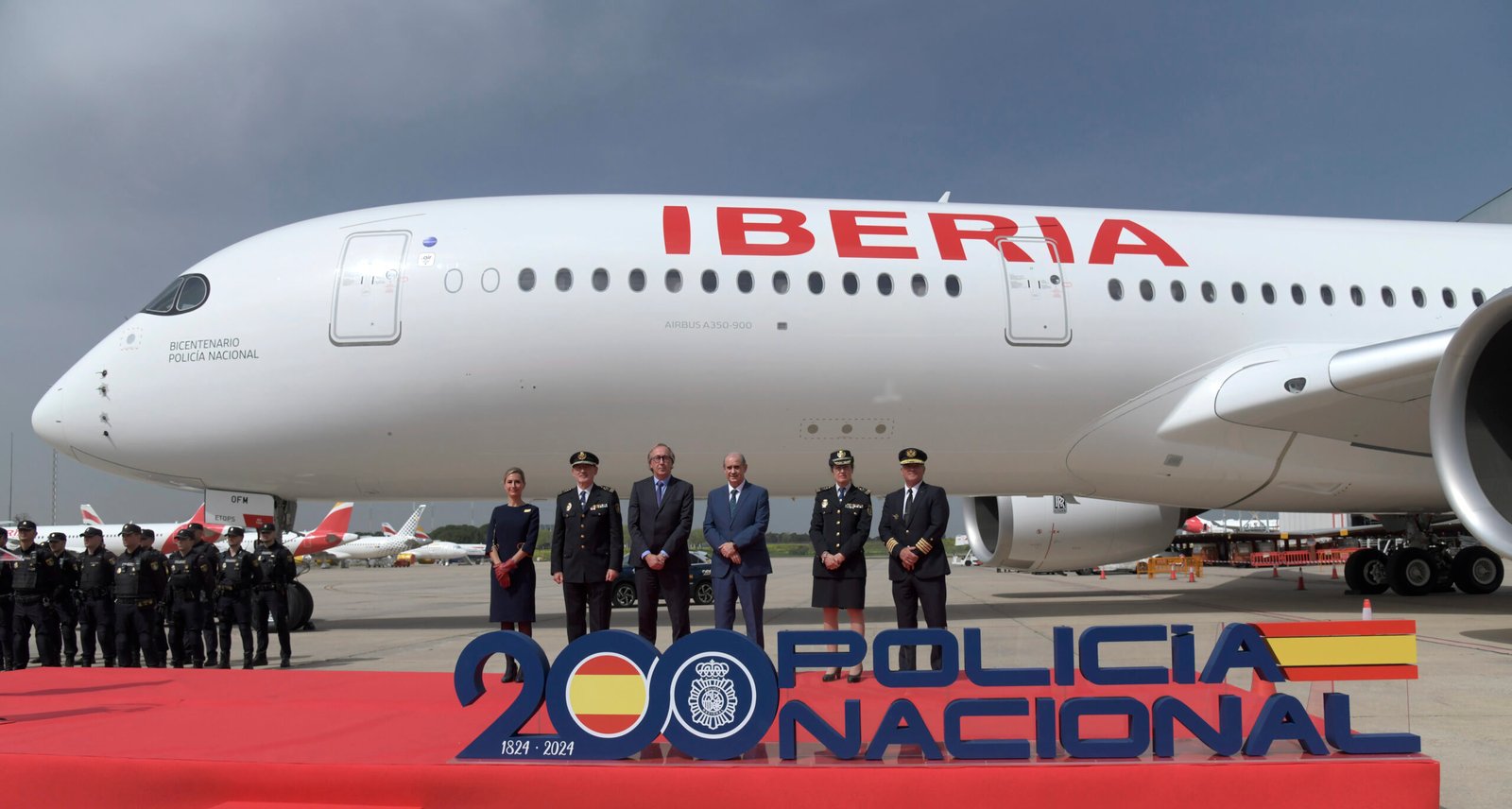 Acto de presentación del A350. Foto: Iberia