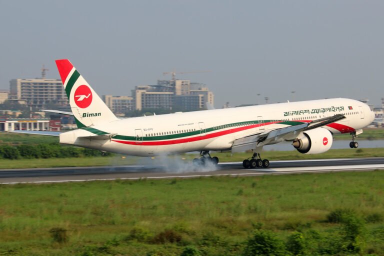 Boeing 777-300ER de Biman Bangladesh Airlines. Foto: Shadman Samee