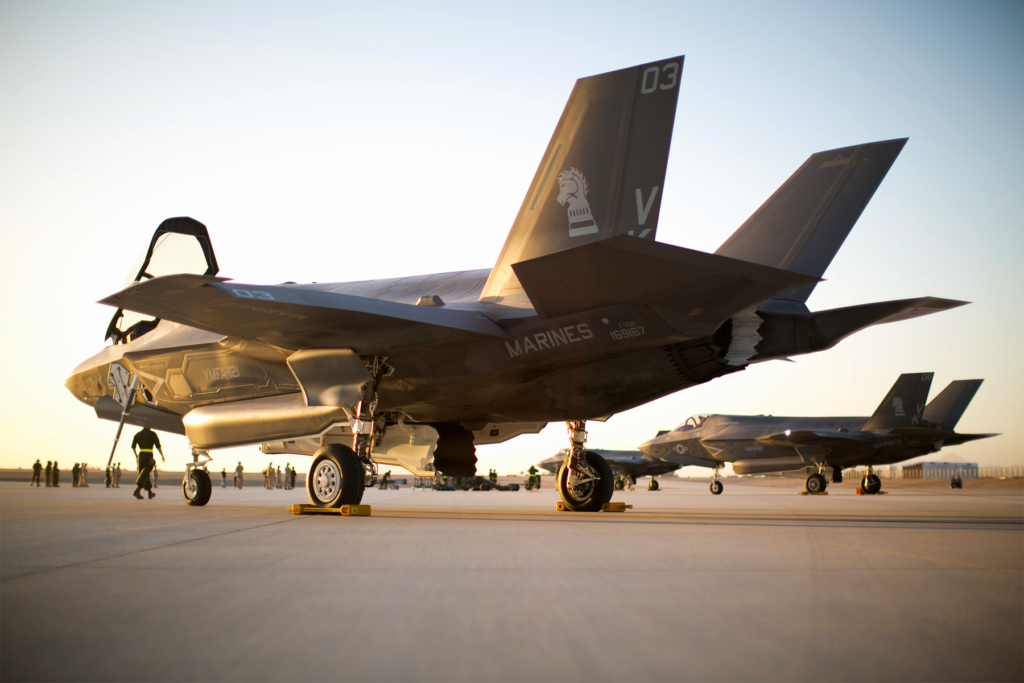 F-35B de los Marines. Foto: Jorge Dimmer - US Marines / COMCAM