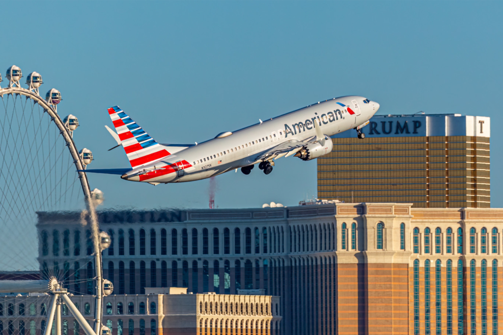 Boeing 737 MAX 8 de American Airlines. Foto: Glenn Beltz