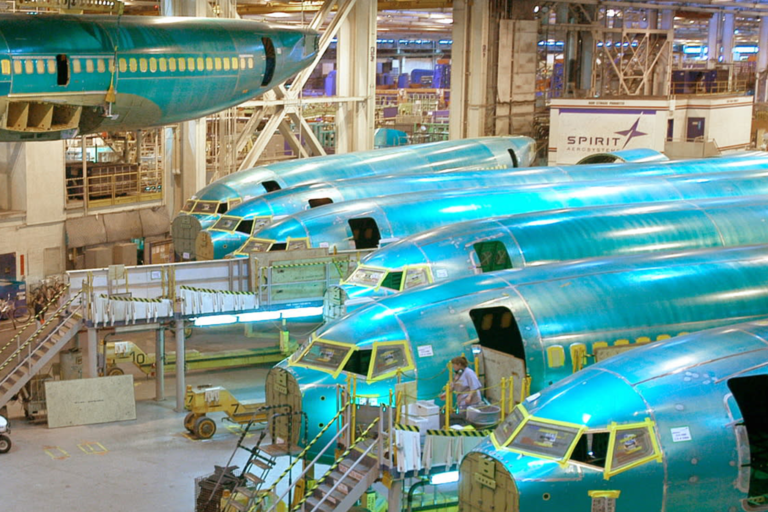 Planta de producción de fuselajes en Wichita, Kansas. Foto: Spirit AeroSystems