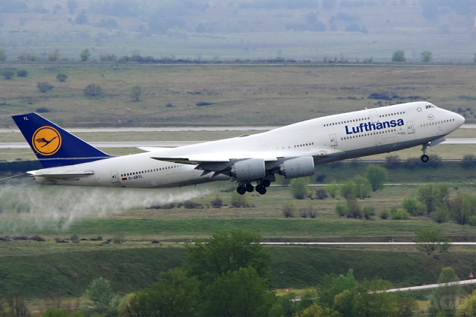 Boeing 747-8I de Lufthansa. Foto: Alberto González