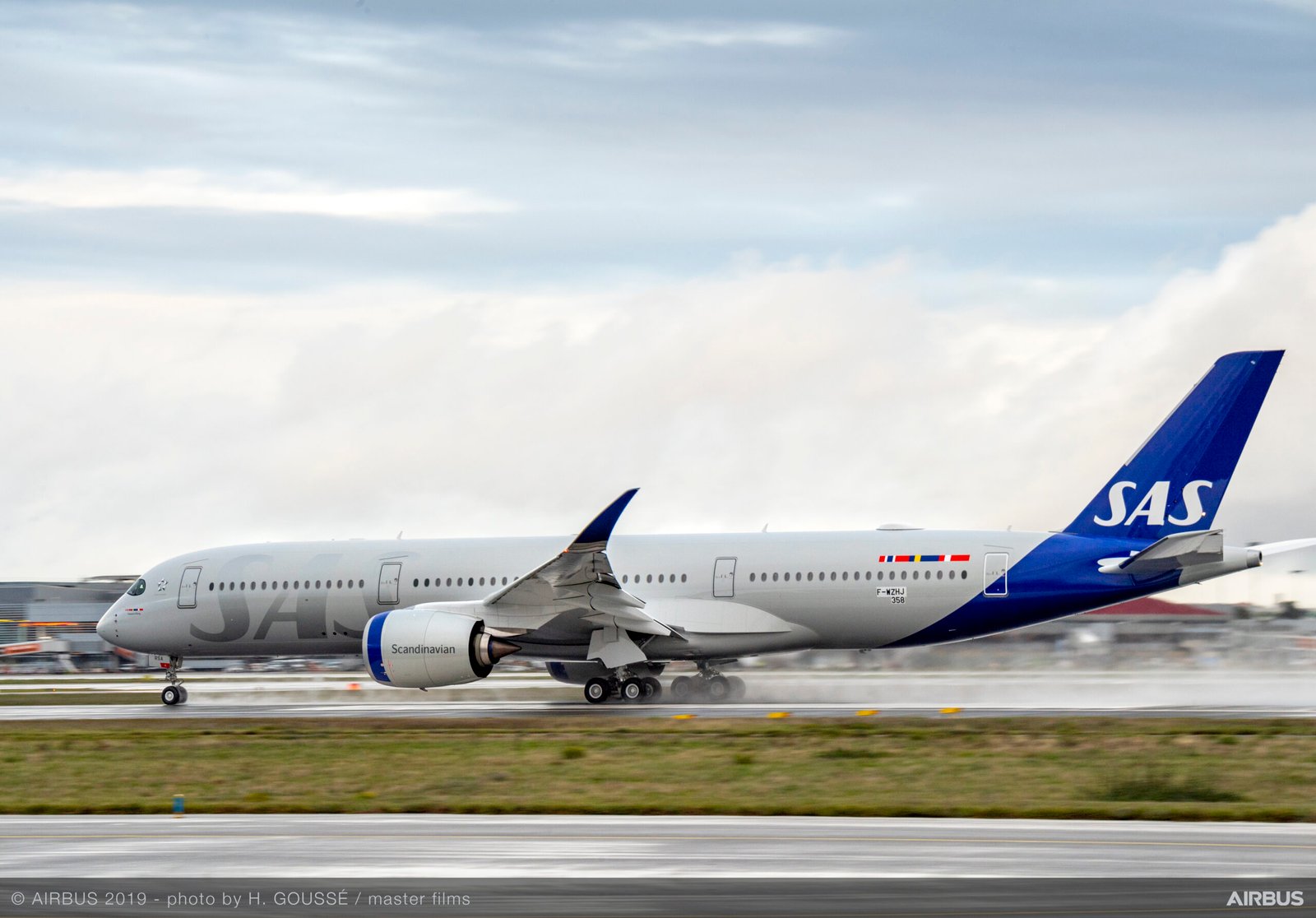 Airbus A350 de SAS. Foto: Airbus