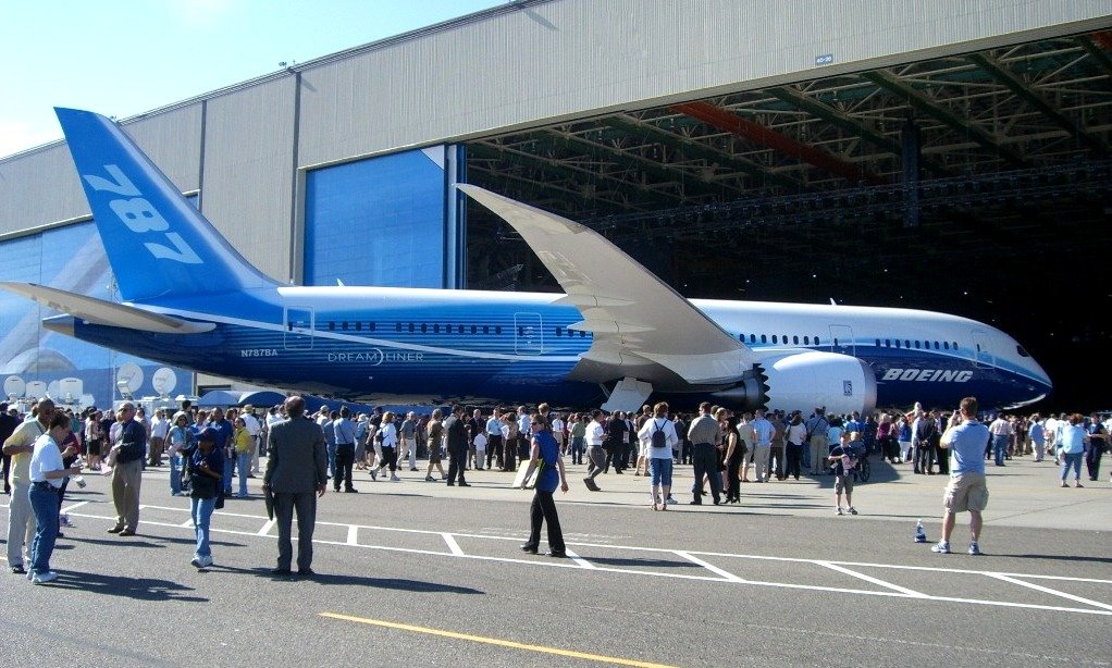 Rollout del Boeing 787 el 8 de julio del 2007. Foto: Yasuhiko Obara
