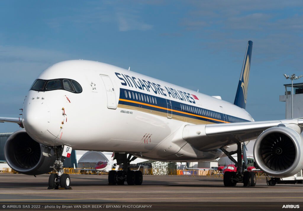 A350-900 de Singapore Airlines. Foto: Airbus