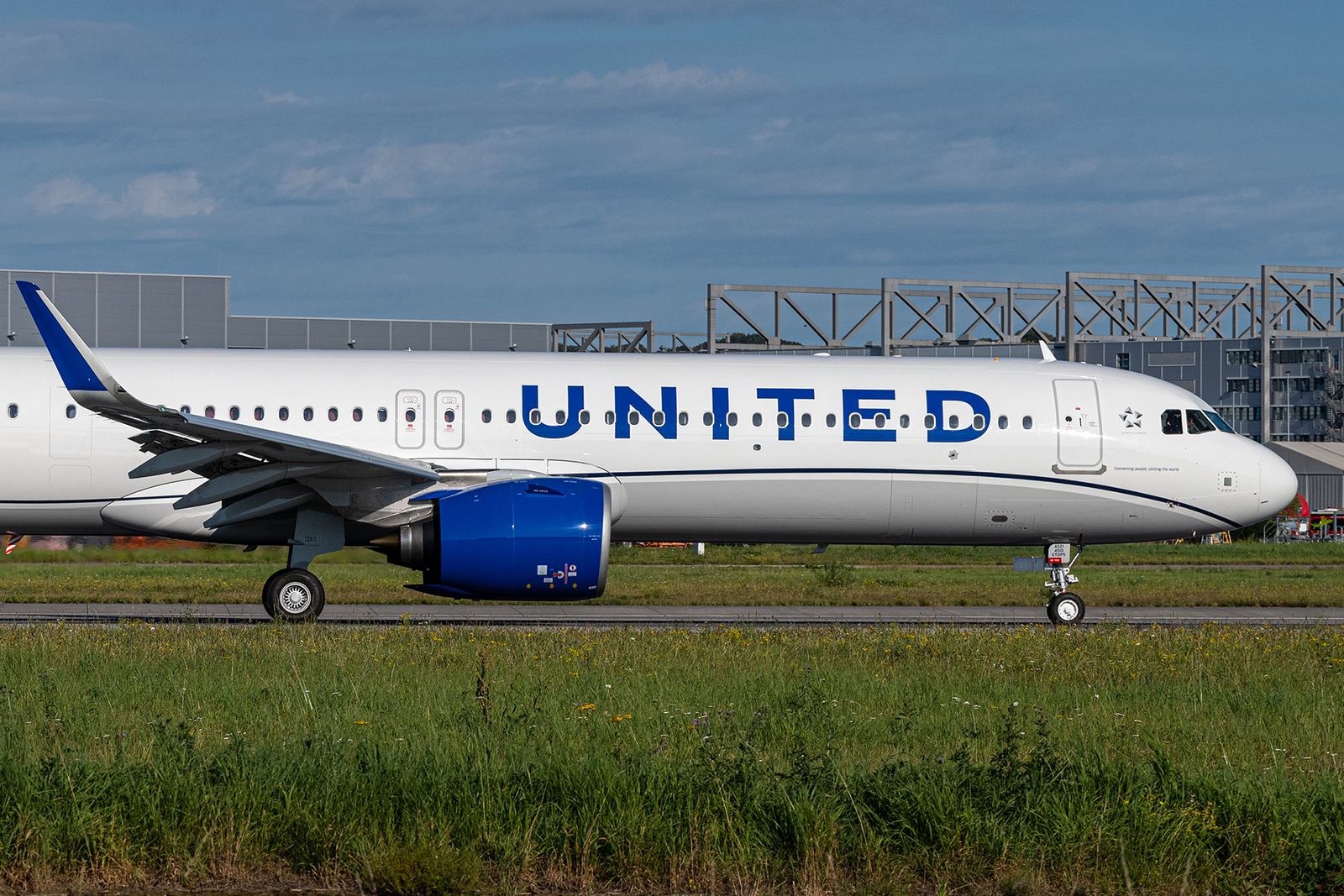 A321NEO de United Airlines durante las pruebas previas a la entrega. Foto: Airbus