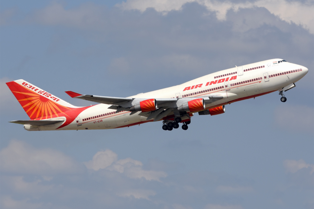 Boeing 747-400 de Air India. Foto: Alberto González