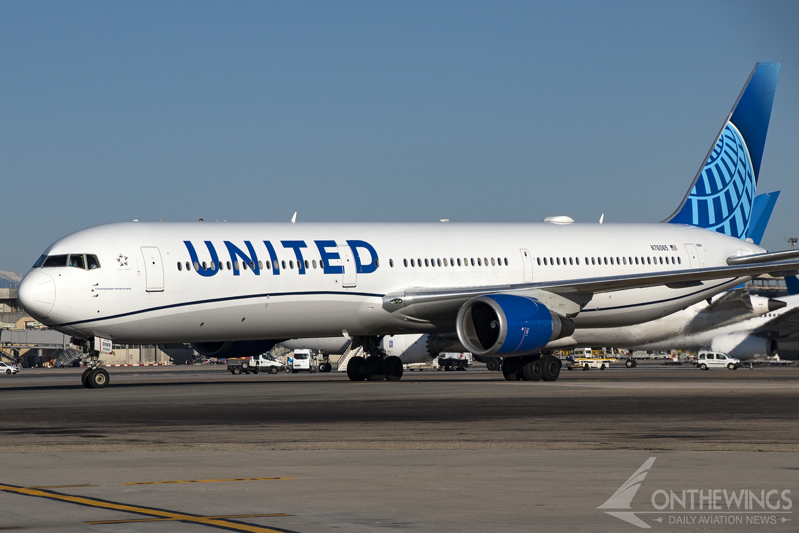 Boeing 767-400ER de United Airlines.