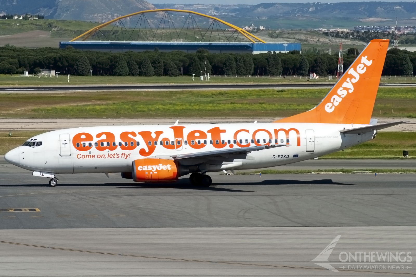 Uno de los Boeing 737-700 de easyJet