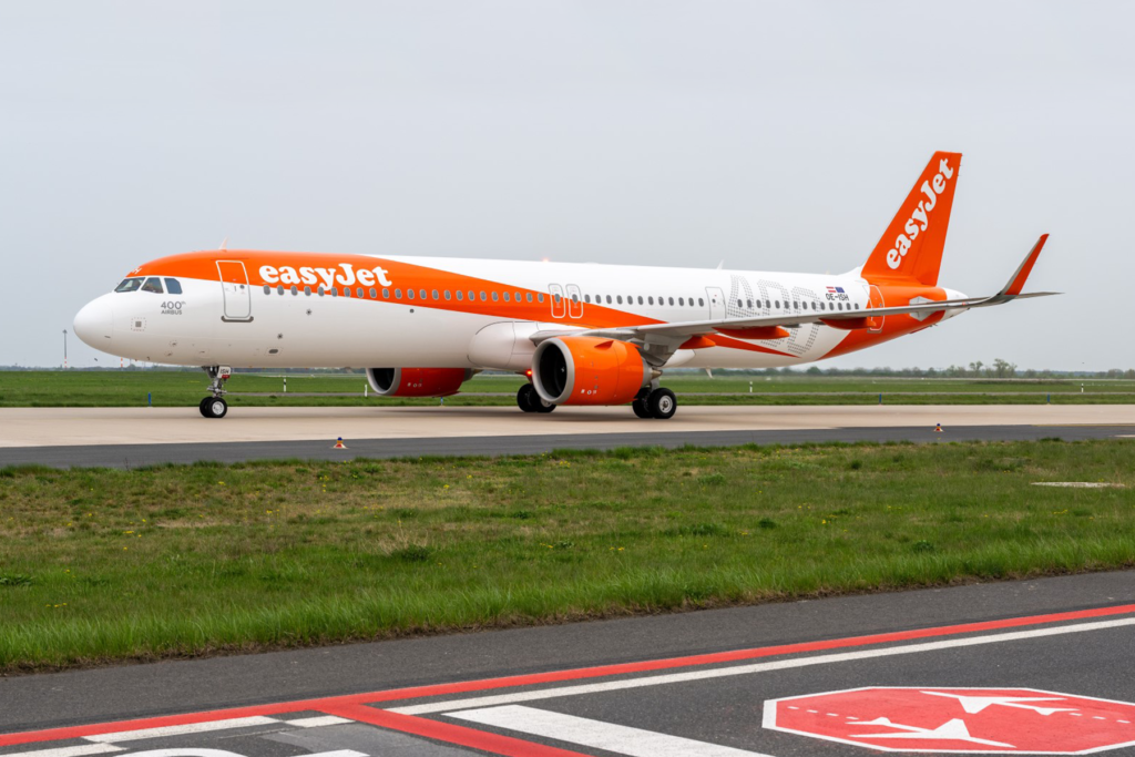 El Airbus número 400 de easyJet es un A321NEO. Foto: Berlin Brandenburg Airport