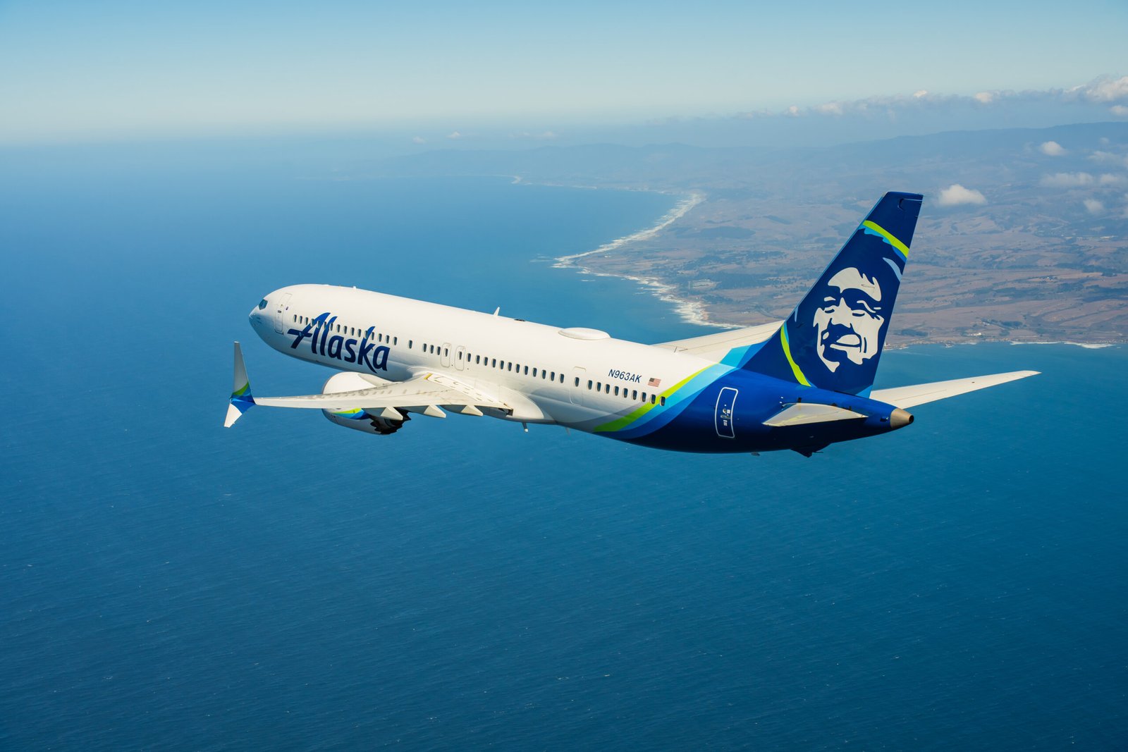 Boeing 737 MAX 9 de Alaska Airlines. Foto: Alaska Airlines