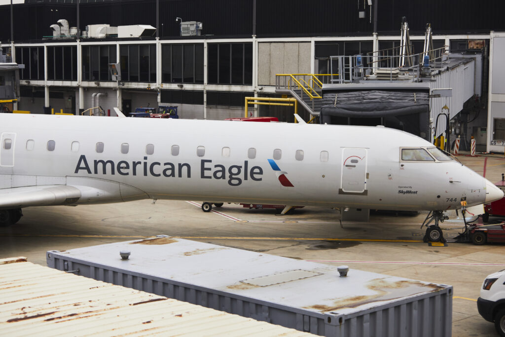 Uno de los CRJ que vuelan para American Eagle operados por SkyWest. Foto: American Airlines