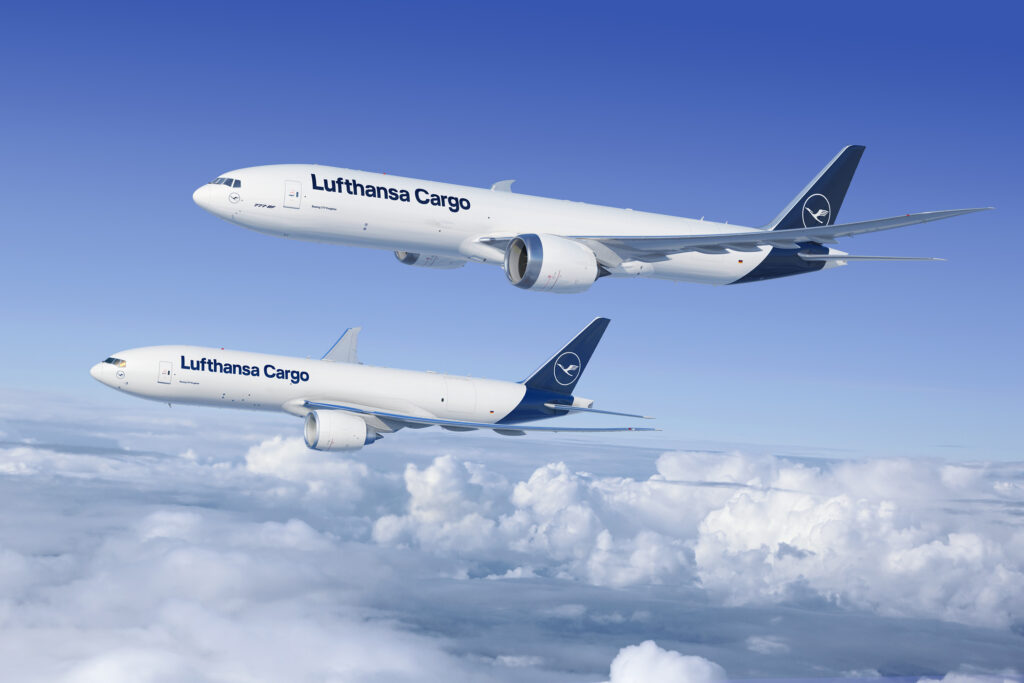 Lufthansa será el cliente de lanzamiento del 777-9 y se espera que también del 777-8F. Foto: Boeing