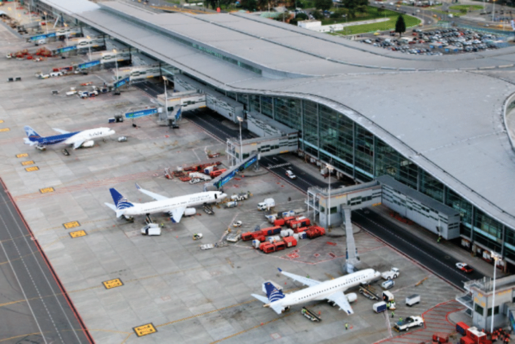 Vista general del aeropuerto Bogotá - El Dorado. Foto: ANI