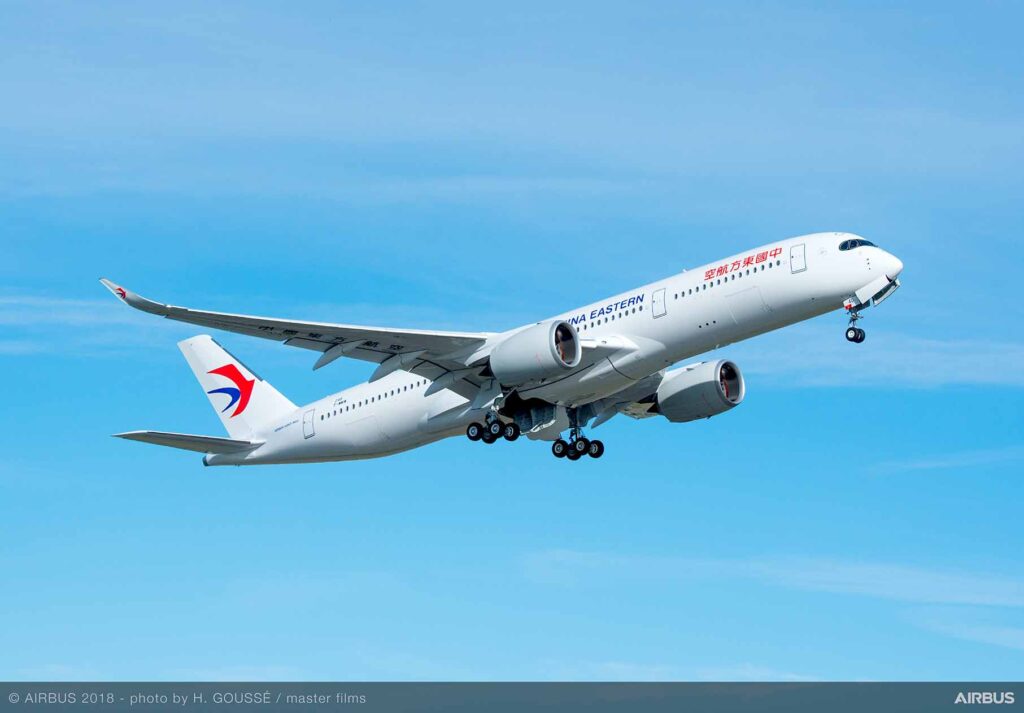Airbus A350-900 de China Eastern. Foto: Airbus