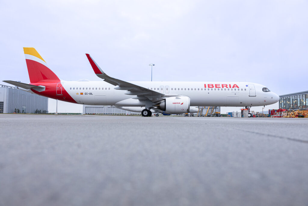 A321XLR de Iberia. Foto: Airbus