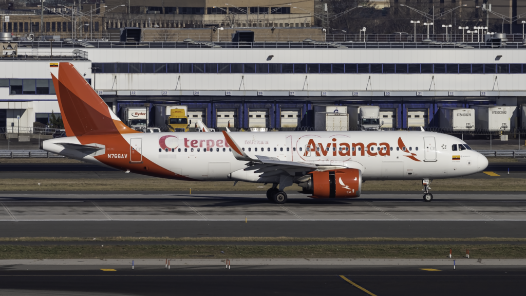 Airbus A320NEO de Avianca. Foto: Mark Bess