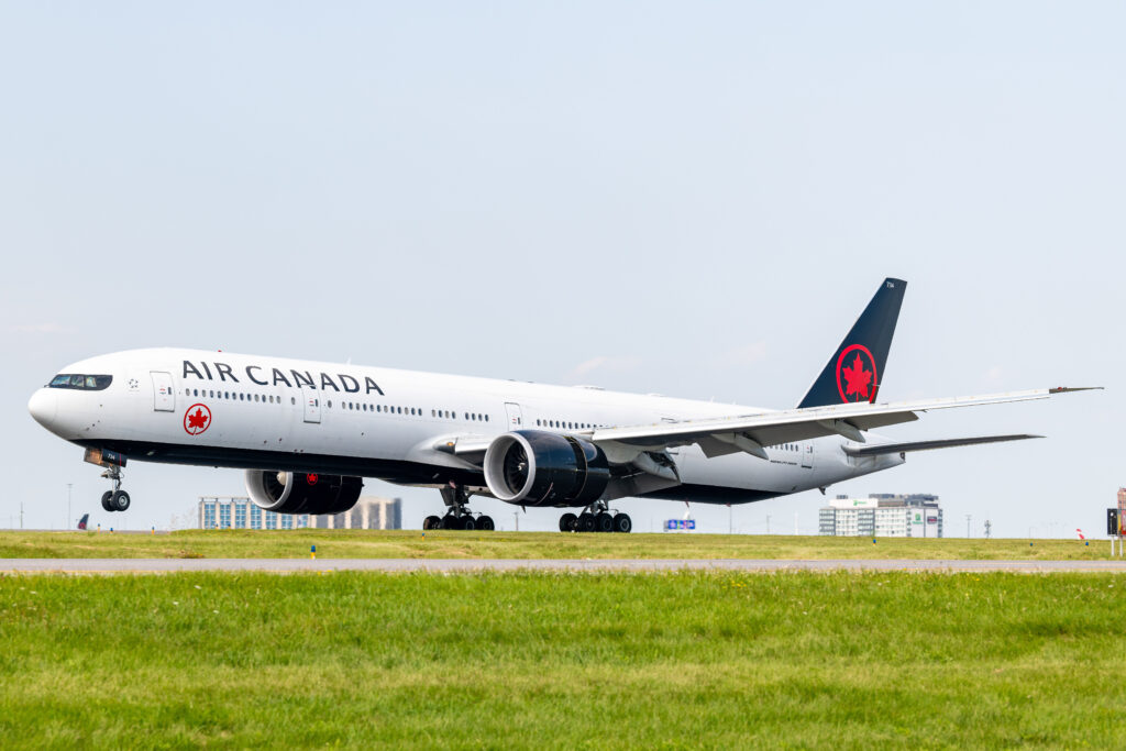 Boeing 777-300ER de la compañía canadiense. Foto: Air Canada