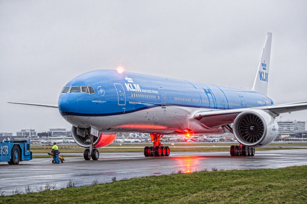 Todo ocurrió en un Boeing 777-300ER de la compañía neerlandesa. Foto: KLM