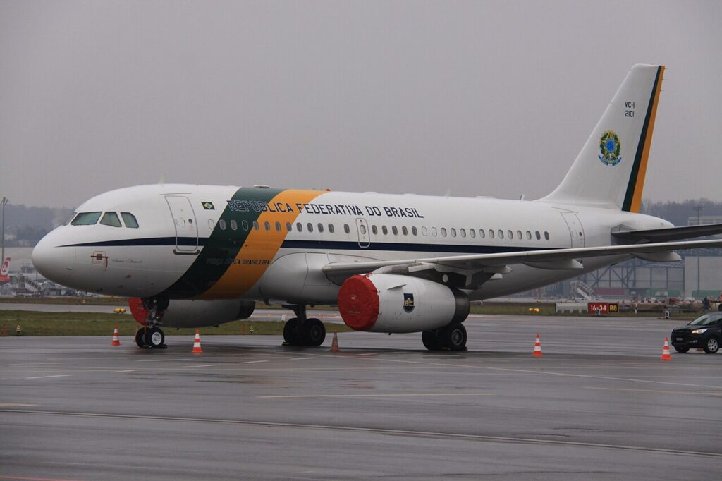 El actual avión presidencial A319ACJ es el que también usa Lula, conocido popularmente como "Lula One". Foto: Aeroprints.com