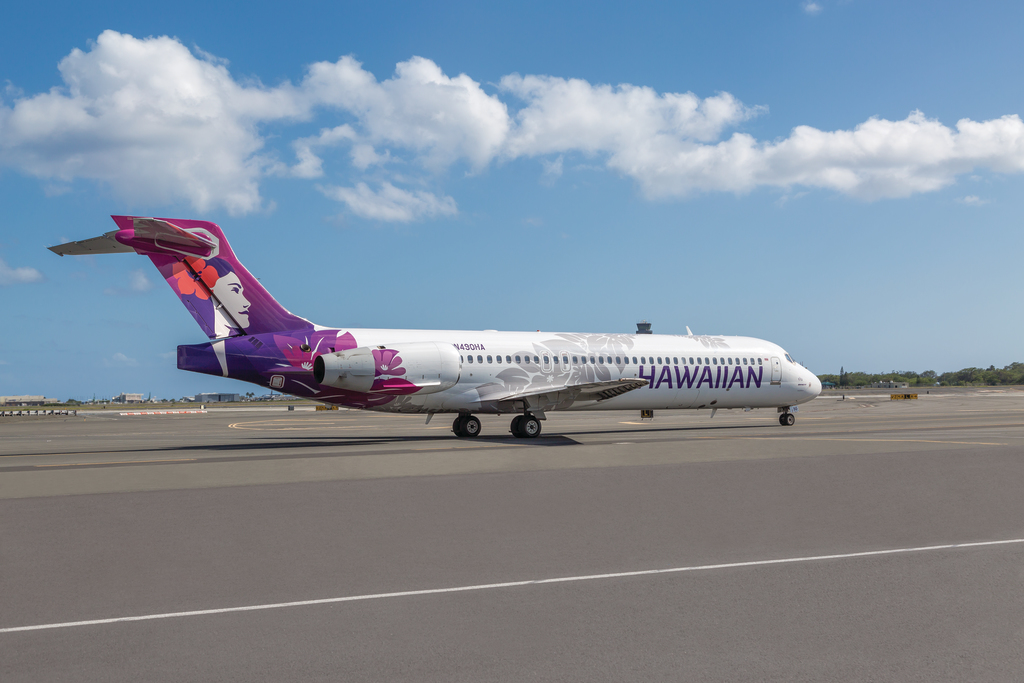 Boeing B717 de Hawaiian Airlines. Foto: Alaska Airlines