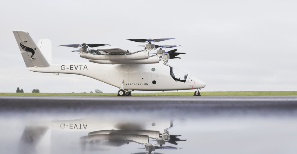 El VX-4 está a punto de comenzar el programa de vuelos de prueba. Foto: Vertical Aerospace